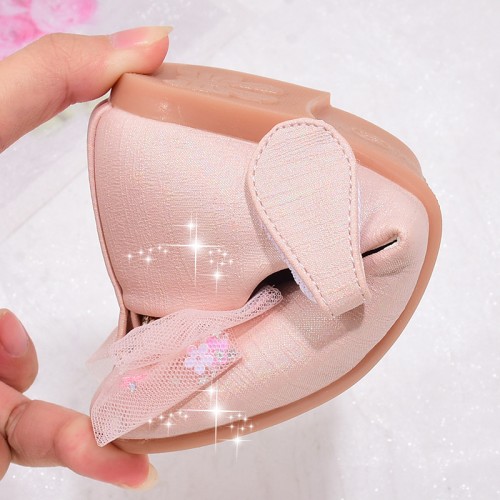Girls kids princess pink blue leather shoes toddlers singer host piano stage performance soft sole shoes comfortable baby shoes piano birthday party shoes for children